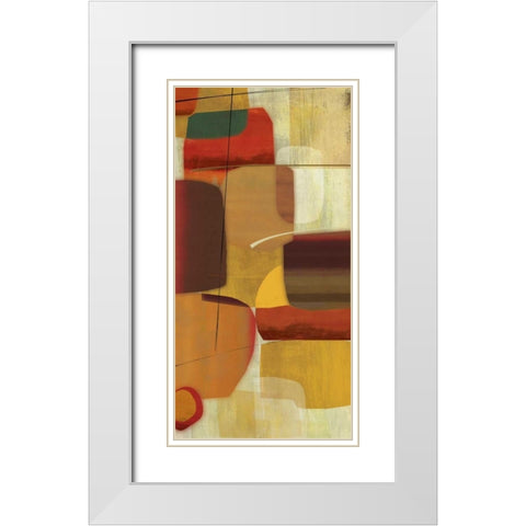 Clues White Modern Wood Framed Art Print with Double Matting by PI Studio