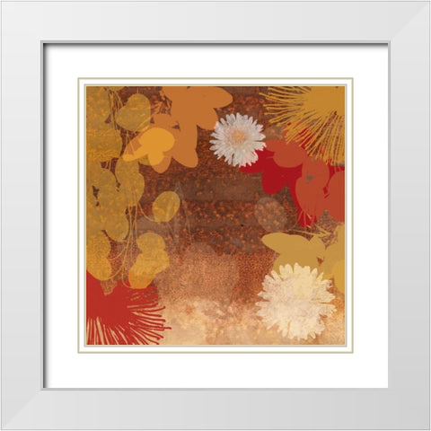 Surprise II White Modern Wood Framed Art Print with Double Matting by PI Studio