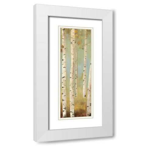 Eco Panel I White Modern Wood Framed Art Print with Double Matting by PI Studio