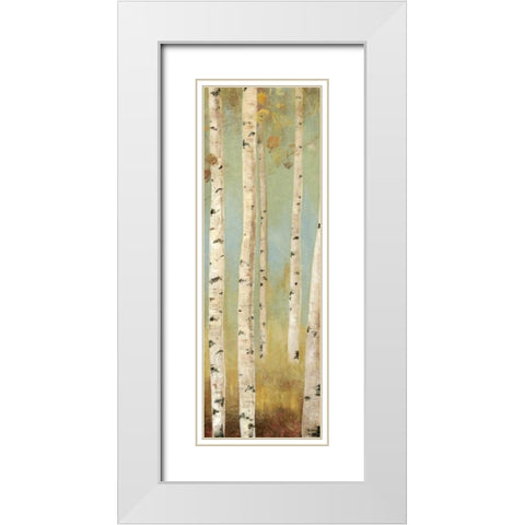 Eco Panel I White Modern Wood Framed Art Print with Double Matting by PI Studio