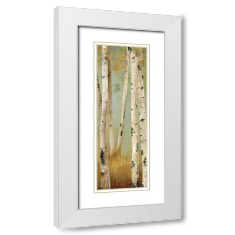 Eco Panel II White Modern Wood Framed Art Print with Double Matting by PI Studio