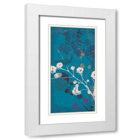 Birds Eye View I White Modern Wood Framed Art Print with Double Matting by PI Studio