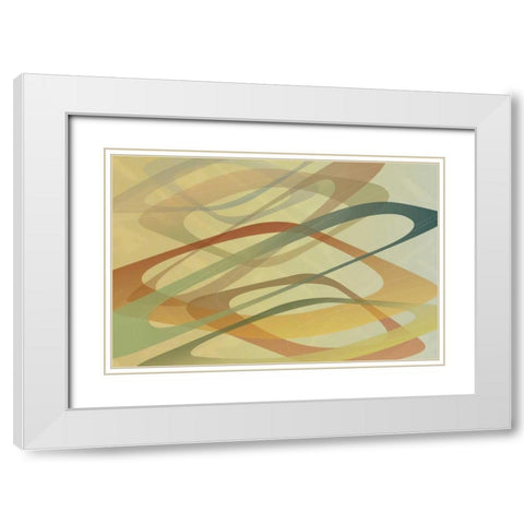 Left Field White Modern Wood Framed Art Print with Double Matting by PI Studio