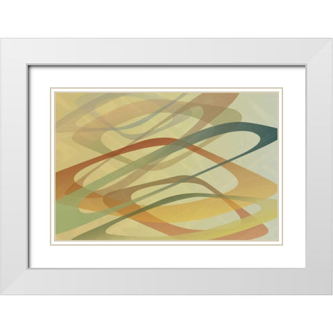 Left Field White Modern Wood Framed Art Print with Double Matting by PI Studio