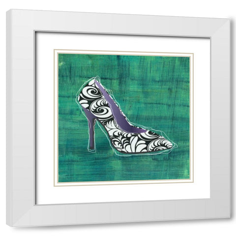 Wild Thing I White Modern Wood Framed Art Print with Double Matting by PI Studio
