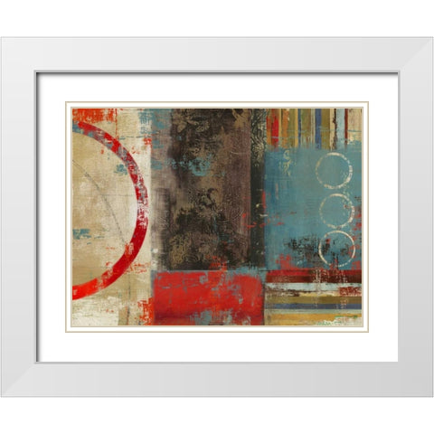 Void White Modern Wood Framed Art Print with Double Matting by PI Studio