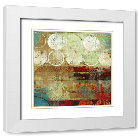 Advice I White Modern Wood Framed Art Print with Double Matting by PI Studio