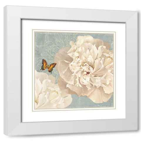 Innocence White Modern Wood Framed Art Print with Double Matting by PI Studio