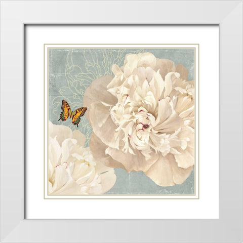 Innocence White Modern Wood Framed Art Print with Double Matting by PI Studio