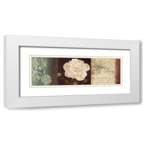 Romanticism White Modern Wood Framed Art Print with Double Matting by PI Studio