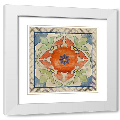 Mexi Casa II White Modern Wood Framed Art Print with Double Matting by PI Studio