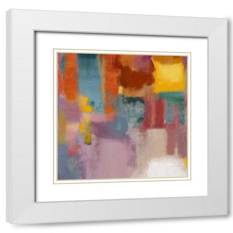 Water White Modern Wood Framed Art Print with Double Matting by PI Studio