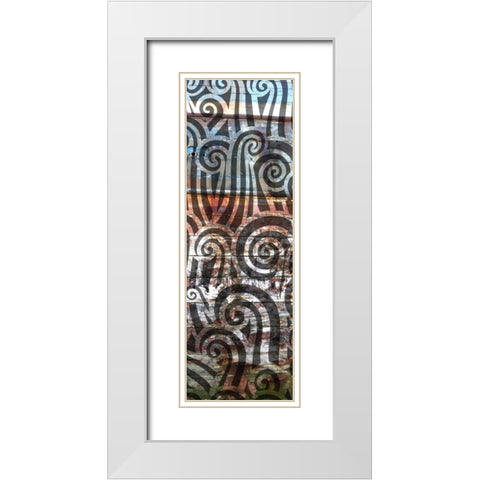 Anonymity II White Modern Wood Framed Art Print with Double Matting by PI Studio