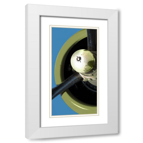 Aeronautical IV White Modern Wood Framed Art Print with Double Matting by PI Studio