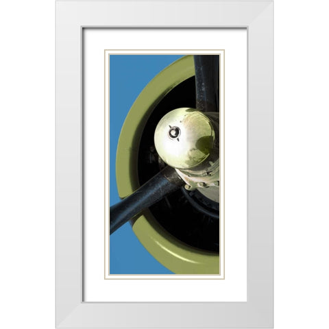 Aeronautical IV White Modern Wood Framed Art Print with Double Matting by PI Studio