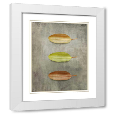 STUDY II White Modern Wood Framed Art Print with Double Matting by PI Studio