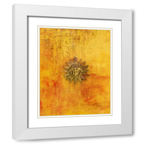 STUDY IV White Modern Wood Framed Art Print with Double Matting by PI Studio