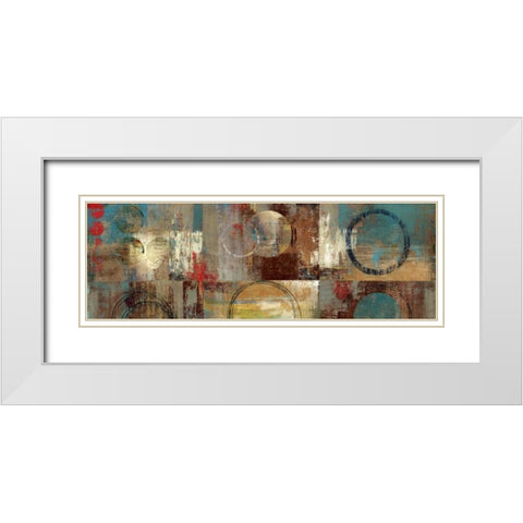 Play Around I White Modern Wood Framed Art Print with Double Matting by PI Studio