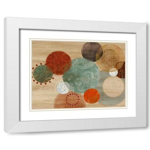 Assent White Modern Wood Framed Art Print with Double Matting by PI Studio