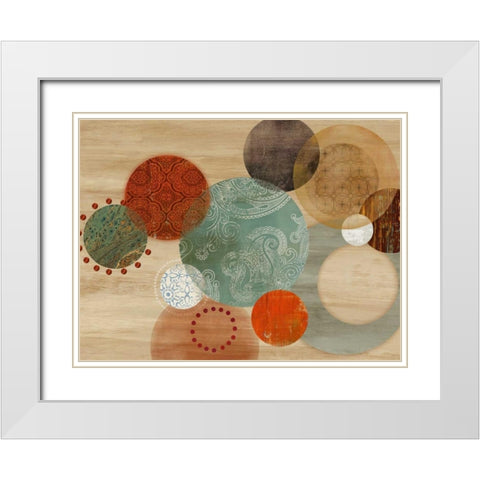 Assent White Modern Wood Framed Art Print with Double Matting by PI Studio