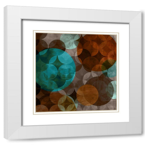 New Colony White Modern Wood Framed Art Print with Double Matting by PI Studio
