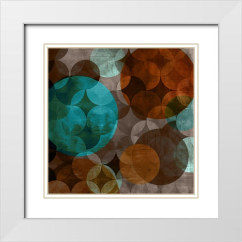 New Colony White Modern Wood Framed Art Print with Double Matting by PI Studio