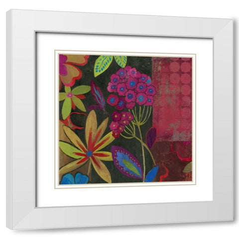 Frida I - Print on Demand White Modern Wood Framed Art Print with Double Matting by PI Studio