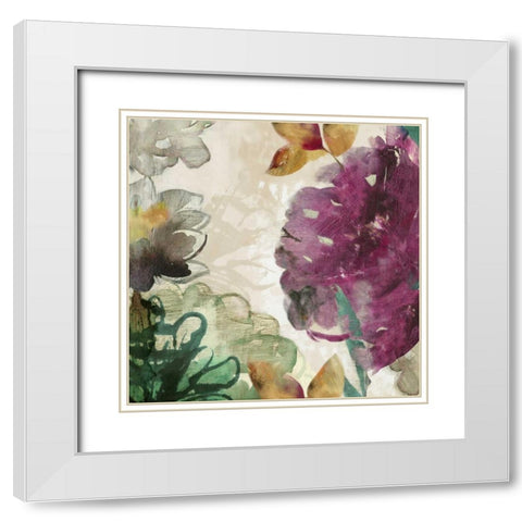Valentina White Modern Wood Framed Art Print with Double Matting by PI Studio