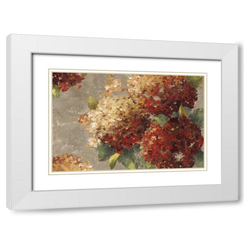 Gisel I White Modern Wood Framed Art Print with Double Matting by PI Studio