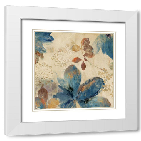 Intuitive Moment II White Modern Wood Framed Art Print with Double Matting by PI Studio
