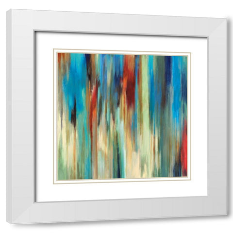 Aurora II - Z Gallerie White Modern Wood Framed Art Print with Double Matting by PI Studio