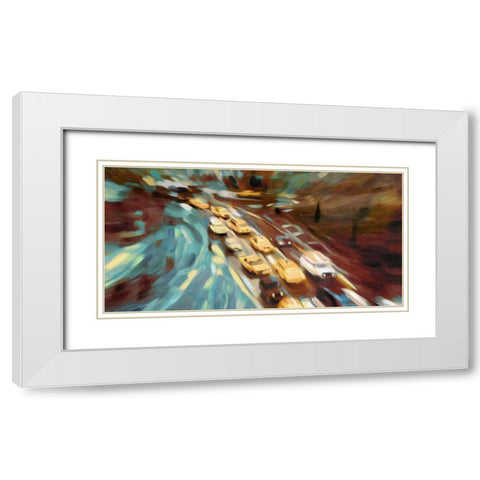 Velvet Highway White Modern Wood Framed Art Print with Double Matting by PI Studio