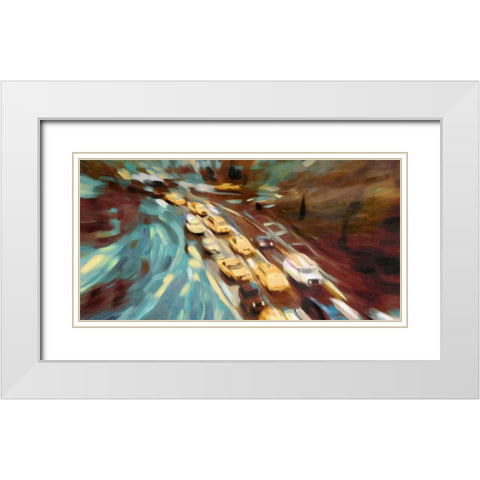 Velvet Highway White Modern Wood Framed Art Print with Double Matting by PI Studio