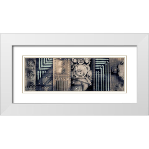 Industrial Strength White Modern Wood Framed Art Print with Double Matting by PI Studio