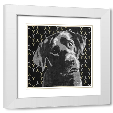 Lab White Modern Wood Framed Art Print with Double Matting by PI Studio