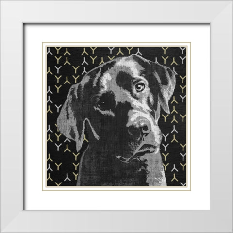 Lab White Modern Wood Framed Art Print with Double Matting by PI Studio