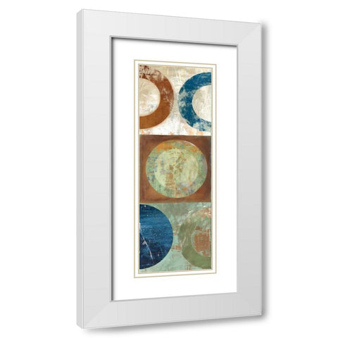 Hope to Taupe II White Modern Wood Framed Art Print with Double Matting by PI Studio