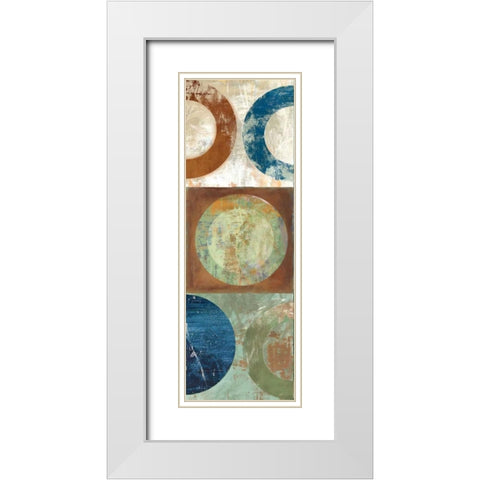 Hope to Taupe II White Modern Wood Framed Art Print with Double Matting by PI Studio
