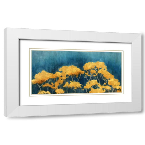 Fresh Endeavor White Modern Wood Framed Art Print with Double Matting by PI Studio