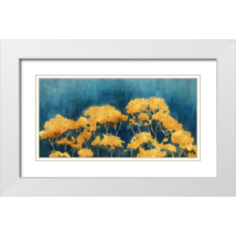 Fresh Endeavor White Modern Wood Framed Art Print with Double Matting by PI Studio