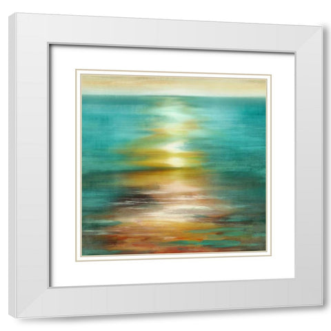 Under Brilliance White Modern Wood Framed Art Print with Double Matting by PI Studio