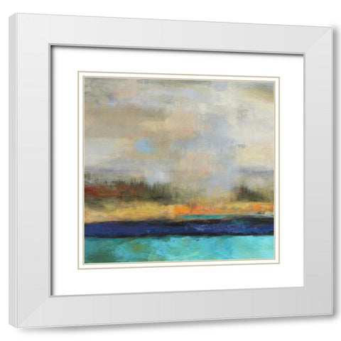 Affter a Storm White Modern Wood Framed Art Print with Double Matting by PI Studio