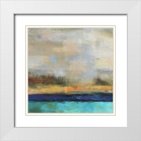 Affter a Storm White Modern Wood Framed Art Print with Double Matting by PI Studio