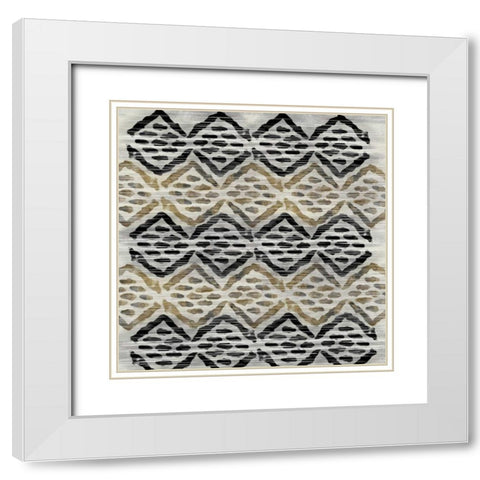 Loft II White Modern Wood Framed Art Print with Double Matting by PI Studio