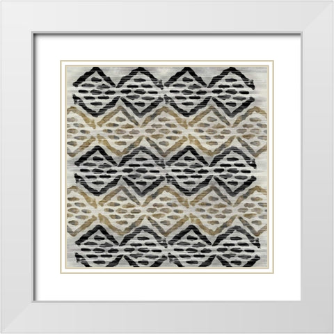 Loft II White Modern Wood Framed Art Print with Double Matting by PI Studio