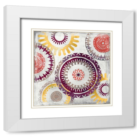 Play White Modern Wood Framed Art Print with Double Matting by PI Studio