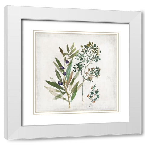 Italian Afternoon III  White Modern Wood Framed Art Print with Double Matting by PI Studio