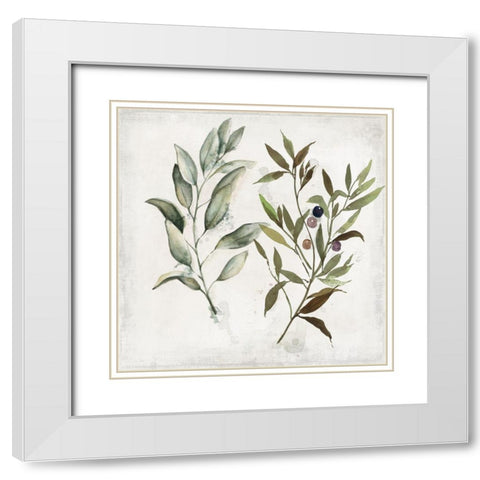 Italian Afternoon IV  White Modern Wood Framed Art Print with Double Matting by PI Studio