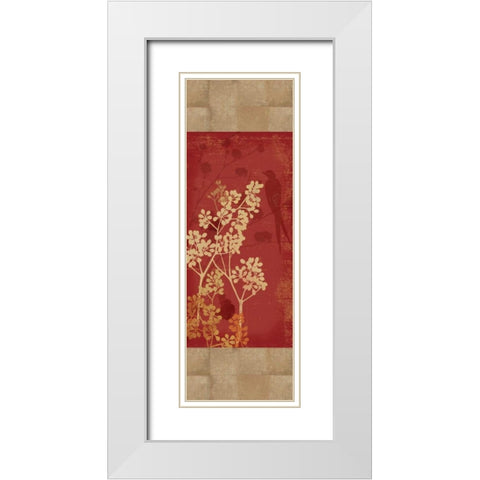 Peek a Boo II White Modern Wood Framed Art Print with Double Matting by Pearce, Allison