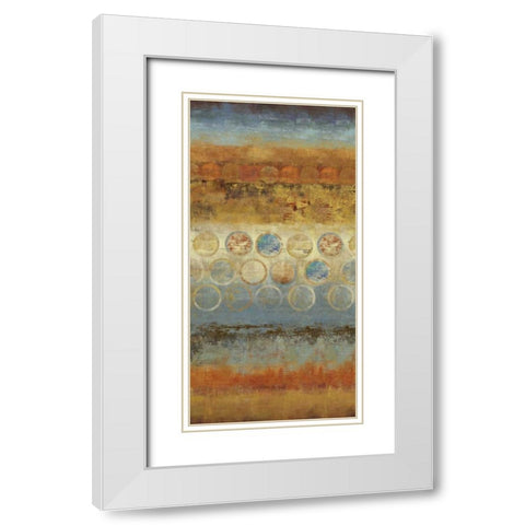 Playful I - Special White Modern Wood Framed Art Print with Double Matting by Pearce, Allison